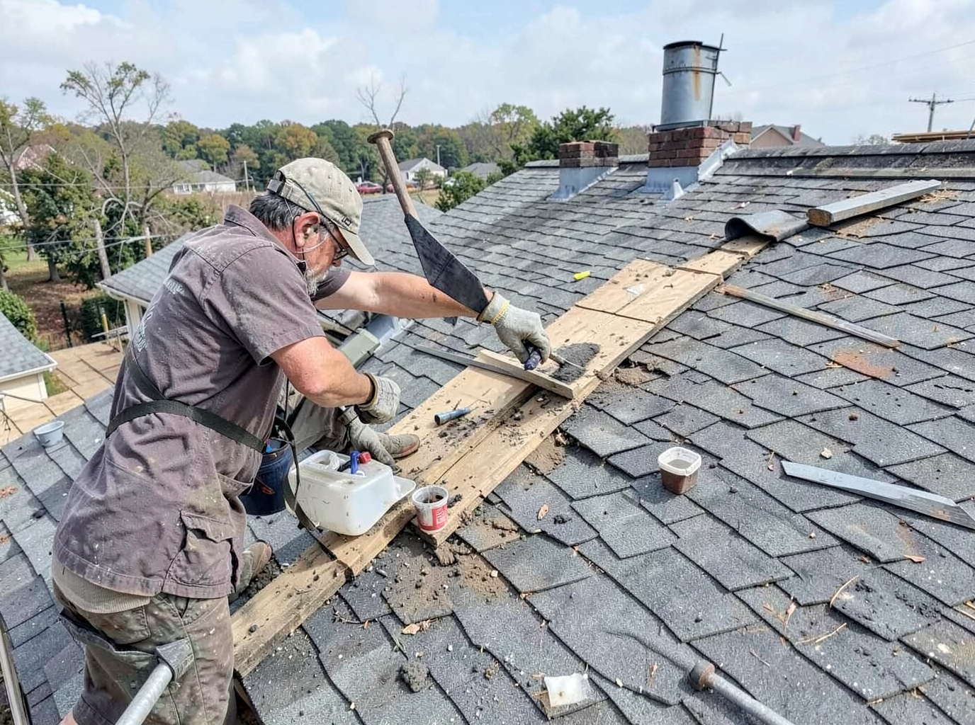 Wind Damage Roof Repair in Springfield, MO